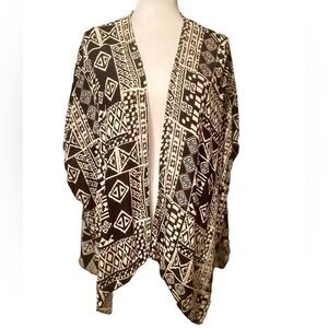 Always Me Kimono Black & White Size Large